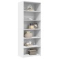 vidaXL Highboard Weiß 70x41x185 cm Holzwerkstoff vidaXL Highboard Weiß 70x41x185 cm Holzwerkstoff