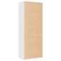 vidaXL Highboard Weiß 70x41x185 cm Holzwerkstoff vidaXL Highboard Weiß 70x41x185 cm Holzwerkstoff