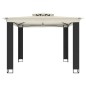 vidaXL Pavillon mit Doppeldach Creme 2,94x2,94 m Stahl vidaXL Pavillon mit Doppeldach Creme 2,94x2,94 m Stahl