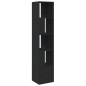 vidaXL Bücherregal Schwarz 40x36x189 cm Holzwerkstoff vidaXL Bücherregal Schwarz 40x36x189 cm Holzwerkstoff