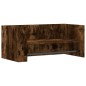 vidaXL Wandregal Räuchereiche 70,5x35x30,5 cm Holzwerkstoff vidaXL Wandregal Räuchereiche 70,5x35x30,5 cm Holzwerkstoff
