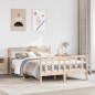 vidaXL Massivholzbett ohne Matratze 140x190 cm Kiefernholz vidaXL Massivholzbett ohne Matratze 140x190 cm Kiefernholz