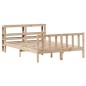 vidaXL Massivholzbett ohne Matratze 140x190 cm Kiefernholz vidaXL Massivholzbett ohne Matratze 140x190 cm Kiefernholz