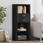 vidaXL Highboard Schwarz 50x42,5x124 cm Holzwerkstoff vidaXL Highboard Schwarz 50x42,5x124 cm Holzwerkstoff
