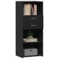 vidaXL Highboard Schwarz 50x42,5x124 cm Holzwerkstoff vidaXL Highboard Schwarz 50x42,5x124 cm Holzwerkstoff