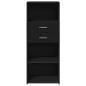 vidaXL Highboard Schwarz 50x42,5x124 cm Holzwerkstoff vidaXL Highboard Schwarz 50x42,5x124 cm Holzwerkstoff