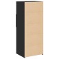 vidaXL Highboard Schwarz 50x42,5x124 cm Holzwerkstoff vidaXL Highboard Schwarz 50x42,5x124 cm Holzwerkstoff