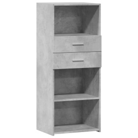 vidaXL Highboard Betongrau 50x42,5x124 cm Holzwerkstoff