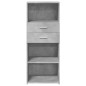 vidaXL Highboard Betongrau 50x42,5x124 cm Holzwerkstoff vidaXL Highboard Betongrau 50x42,5x124 cm Holzwerkstoff