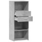 vidaXL Highboard Betongrau 50x42,5x124 cm Holzwerkstoff vidaXL Highboard Betongrau 50x42,5x124 cm Holzwerkstoff