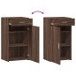 vidaXL Sideboard Braun Eichen-Optik 50x42,5x93 cm Holzwerkstoff vidaXL Sideboard Braun Eichen-Optik 50x42,5x93 cm Holzwerkstoff