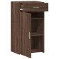 vidaXL Sideboard Braun Eichen-Optik 50x42,5x93 cm Holzwerkstoff vidaXL Sideboard Braun Eichen-Optik 50x42,5x93 cm Holzwerkstoff