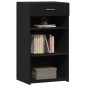 vidaXL Sideboard Schwarz 50x42,5x93 cm Holzwerkstoff vidaXL Sideboard Schwarz 50x42,5x93 cm Holzwerkstoff