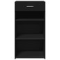 vidaXL Sideboard Schwarz 50x42,5x93 cm Holzwerkstoff vidaXL Sideboard Schwarz 50x42,5x93 cm Holzwerkstoff
