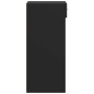 vidaXL Sideboard Schwarz 50x42,5x93 cm Holzwerkstoff vidaXL Sideboard Schwarz 50x42,5x93 cm Holzwerkstoff