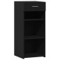 vidaXL Sideboard Schwarz 40x42,5x93 cm Holzwerkstoff vidaXL Sideboard Schwarz 40x42,5x93 cm Holzwerkstoff