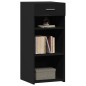 vidaXL Sideboard Schwarz 40x42,5x93 cm Holzwerkstoff vidaXL Sideboard Schwarz 40x42,5x93 cm Holzwerkstoff