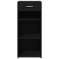 vidaXL Sideboard Schwarz 40x42,5x93 cm Holzwerkstoff vidaXL Sideboard Schwarz 40x42,5x93 cm Holzwerkstoff