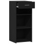 vidaXL Sideboard Schwarz 40x42,5x93 cm Holzwerkstoff vidaXL Sideboard Schwarz 40x42,5x93 cm Holzwerkstoff