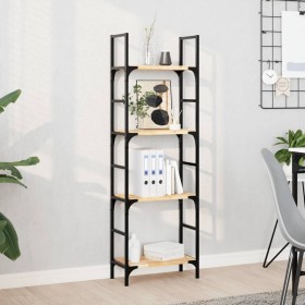 vidaXL Schweberegale 2 Stk. 40x20x2 cm Massivholz Akazie Unbehandelt