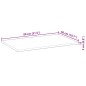 vidaXL Schreibtischplatte Unbehandelt 80x50x2 cm Massivholz Akazie vidaXL Schreibtischplatte Unbehandelt 80x50x2 cm Massivholz Akazie