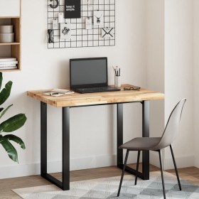vidaXL Schreibtischplatte Unbehandelt 80x70x4 cm Massivholz Akazie