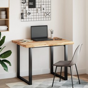 vidaXL Schreibtischplatte Ölbeschichtung 100x80x4 cm Massivholz Akazie