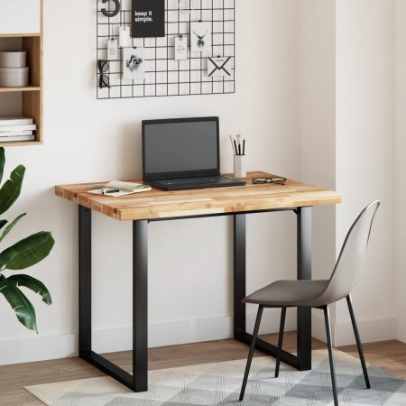 vidaXL Schreibtischplatte Ölbeschichtung 100x80x4 cm Massivholz Akazie