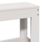 vidaXL Massivholzbett ohne Matratze Weiß 135x190 cm Kiefernholz vidaXL Massivholzbett ohne Matratze Weiß 135x190 cm Kiefernholz