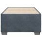 vidaXL Bettgestell Dunkelgrau 80x200 cm Samt vidaXL Bettgestell Dunkelgrau 80x200 cm Samt