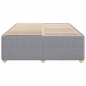 vidaXL Bettgestell ohne Matratze Hellgrau 140x200 cm Stoff vidaXL Bettgestell ohne Matratze Hellgrau 140x200 cm Stoff