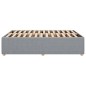 vidaXL Bettgestell ohne Matratze Hellgrau 140x200 cm Stoff vidaXL Bettgestell ohne Matratze Hellgrau 140x200 cm Stoff