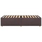 vidaXL Bettgestell Dunkelbraun 80x200 cm Stoff vidaXL Bettgestell Dunkelbraun 80x200 cm Stoff