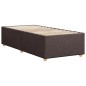 vidaXL Bettgestell Dunkelbraun 80x200 cm Stoff vidaXL Bettgestell Dunkelbraun 80x200 cm Stoff