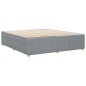 vidaXL Bettgestell ohne Matratze Hellgrau 180x200 cm Stoff vidaXL Bettgestell ohne Matratze Hellgrau 180x200 cm Stoff