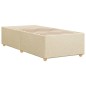 vidaXL Bettgestell Creme 80x200 cm Stoff vidaXL Bettgestell Creme 80x200 cm Stoff