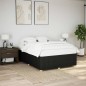 vidaXL Bettgestell ohne Matratze Schwarz 140x190 cm Stoff vidaXL Bettgestell ohne Matratze Schwarz 140x190 cm Stoff