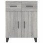 Highboard Grau Sonoma 69,5x34x180 cm Holzwerkstoff Highboard Grau Sonoma 69,5x34x180 cm Holzwerkstoff