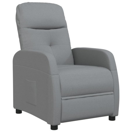 Relaxsessel Hellgrau Stoff