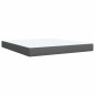 vidaXL Boxspringbett mit Matratze Dunkelgrau 180x200 cm Stoff vidaXL Boxspringbett mit Matratze Dunkelgrau 180x200 cm Stoff