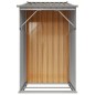 Gerätehaus Braun 277x93x179 cm Verzinkter Stahl Gerätehaus Braun 277x93x179 cm Verzinkter Stahl