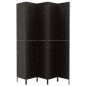 Paravent 5-tlg. Schwarz 205x180 cm Wasserhyazinthe Paravent 5-tlg. Schwarz 205x180 cm Wasserhyazinthe