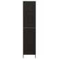 Paravent 5-tlg. Schwarz 205x180 cm Wasserhyazinthe Paravent 5-tlg. Schwarz 205x180 cm Wasserhyazinthe