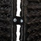 Paravent 5-tlg. Schwarz 205x180 cm Wasserhyazinthe Paravent 5-tlg. Schwarz 205x180 cm Wasserhyazinthe