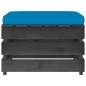 vidaXL 3-tlg. Garten-Lounge-Set mit Kissen Grau Imprägniertes Holz vidaXL 3-tlg. Garten-Lounge-Set mit Kissen Grau Imprägniertes Holz