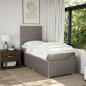 vidaXL Boxspringbett mit Matratze Taupe 90x190 cm Stoff vidaXL Boxspringbett mit Matratze Taupe 90x190 cm Stoff