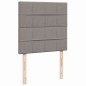 vidaXL Boxspringbett mit Matratze Taupe 90x190 cm Stoff vidaXL Boxspringbett mit Matratze Taupe 90x190 cm Stoff