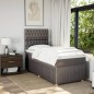 vidaXL Boxspringbett mit Matratze Taupe 90x190 cm Stoff vidaXL Boxspringbett mit Matratze Taupe 90x190 cm Stoff