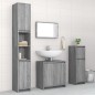 vidaXL 4-tlg. Badmöbel-Set Grau Sonoma Holzwerkstoff vidaXL 4-tlg. Badmöbel-Set Grau Sonoma Holzwerkstoff