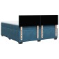 vidaXL Boxspringbett mit Matratze Dunkelblau 200x200 cm Samt vidaXL Boxspringbett mit Matratze Dunkelblau 200x200 cm Samt
